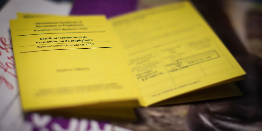 International Certificate of Vaccination or Prophylaxis — the yellow fever certificate