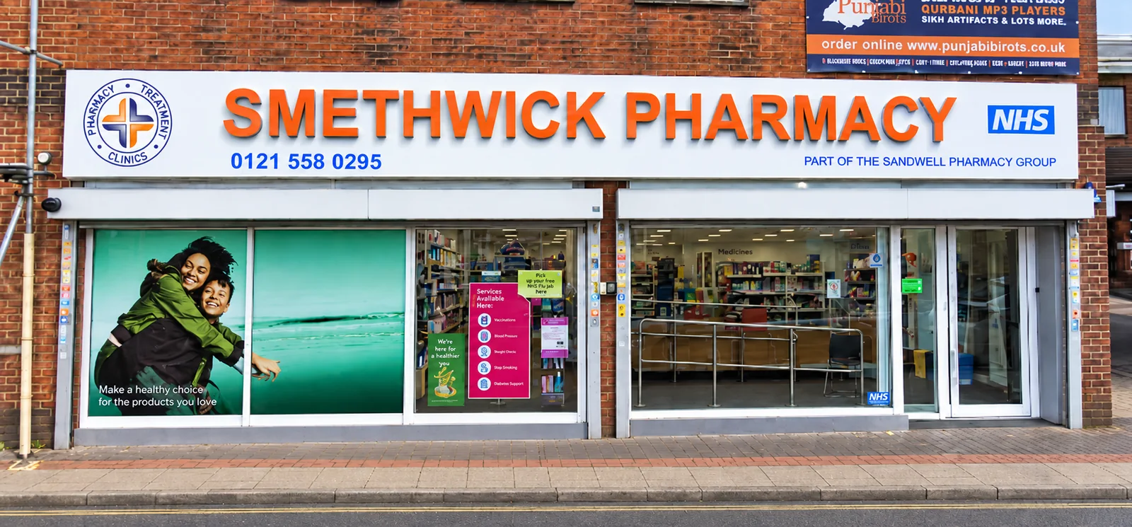 Smethwick Pharmacy shopfront