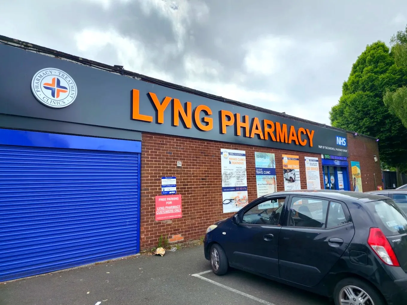 Lyng Pharmacy shopfront at your local branch, West Bromwich